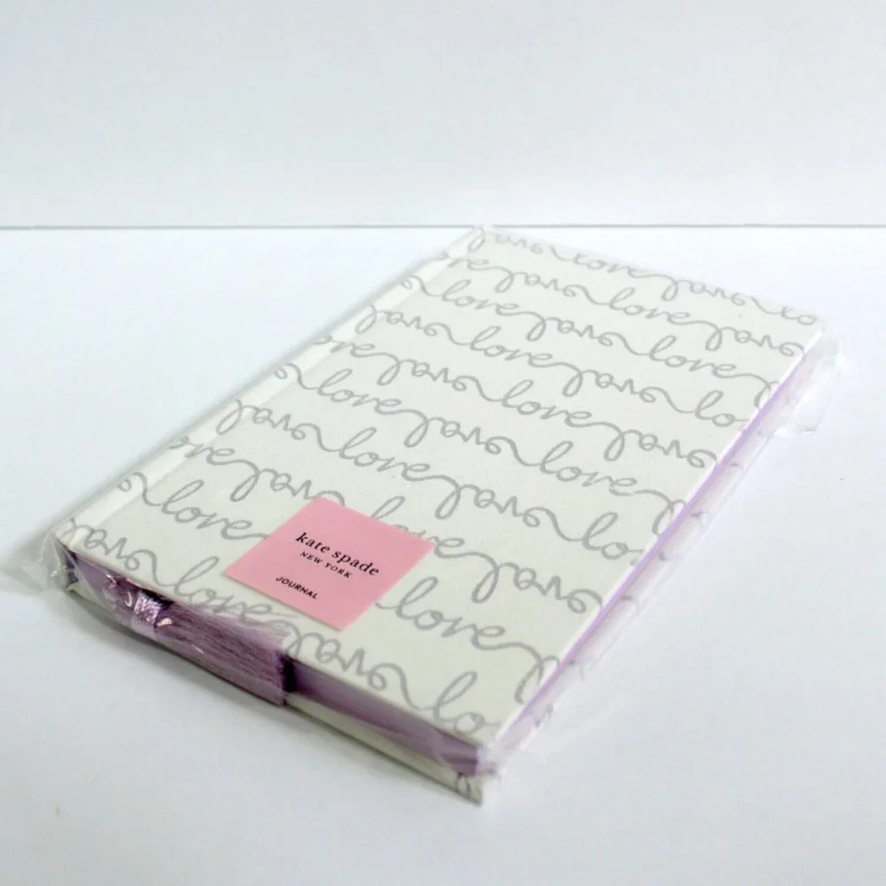 kate spade Love Scripts Bridal Journal Tassel Bookmark